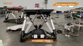 6DOF Motion Platform-High Speed & Dynamics, Shaker Hexapod Motion Simulator Payload 500kg