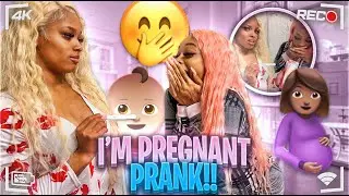 I'm Pregnant Prank on my mother & @Amb. Byrd  💕🤰🏽