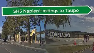 Napier/Hastings to Taupo New Zealand across SH5