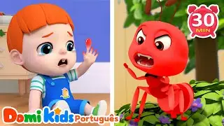 🐜😱 Cuidado! Alguns Insetos Mordem  | Can&ccedil;&otilde;es Infantis | Domi Kids