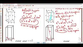 6-)M8 Geometrik Cisimler (Kare Dik Prizmanın Cisim Köşegeni) 39