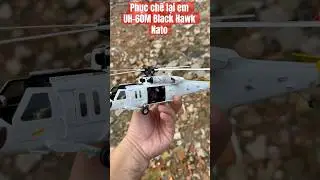 Helicopter restoration UH-60M Black Hawk Nato Scale 1/35 #shots #rchelicopter #maybaydieukhien