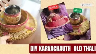 A little DIY magic, a touch of tradition, and lots of love &hearts;️ #KarvaChauthVibes #DIYthalimakeover