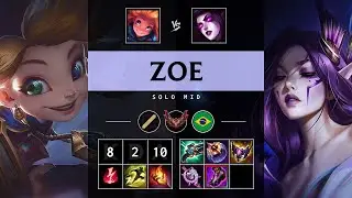 Zoe Mid vs Morgana - BR Grandmaster Patch 25.19
