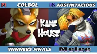 Kame House 95 WINNERS FINALS - Colbol (Fox) Vs. Austintacious (Sheik) Smash Melee - SSBM