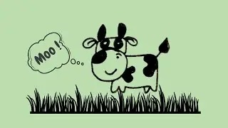 Learn to Draw Cow In Easy Steps 🐄