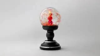 Animated Swirling Crystal Ball Pumpkin Stack Halloween D&eacute;cor - Hyde and Eek! Boutique&trade;
