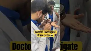 Doctors investigate crime scene with police ☠️ | Forensic medicine | #aiims #mbbs #crime #forensic