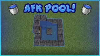 How To Make An AFK Pool In Minecraft Tutorial