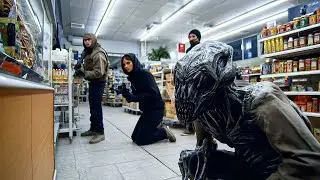 Criminels tentent de braquer un supermarch&eacute;, ignorant qu'il s'agit d'un refuge pour extraterrestres