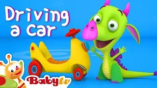 Driving a Car Adventure! 🚗 Fun Cartoons for Toddlers | BabyTV
