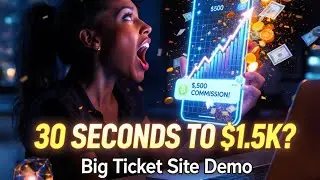 Big Ticket Site Demo: The 30-Second Secret to $1k+ Commissions? 🔴Big Ticket Site Honest Review🔴+ OTO