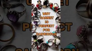 The PERFECT CRYSTAL for CAPRICORN!? #capricorn #gemstone #crystals #thegemstonepalmist #garnet
