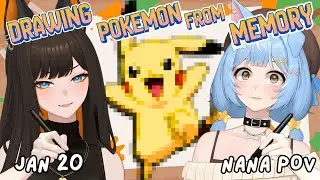 【ART】WE DRAW POKEMON FROM MEMORY - Nana's POV