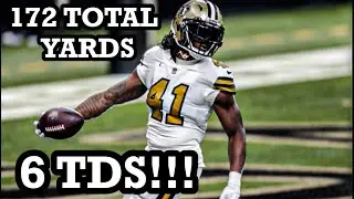 Alvin Kamara&rsquo;s HISTORIC 6-TD Christmas Night! | Saints vs Vikings Week 16 Highlights