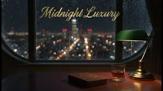 1940s Classic Jazz 🎻 Rainy New York Penthouse Ambience - Elegant Old Money Music for Deep Focus