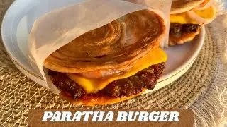 Dubai Viral Laccha Paratha Burger 🫓🍔