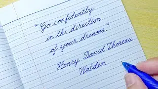Vol. 01 Cursive Writing Practice Through Famous Quotes from Classic English Literature