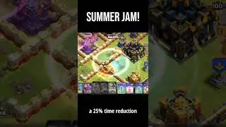 The new summer jam event is insane! #GetYourClashBack #ClashofClans