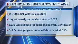 Ohio first-time unemployment claims reach 2023 record