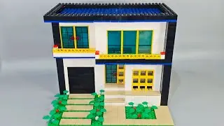 How To Build a LEGO Modern Luxurious House MOC | Building Blocks Instructions | Diy#lego #legohouse