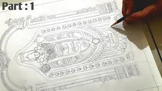 Part:1 | God Tirupati balaji sketch | Sri Venkateswara Swamy Temple Tirupati balaji sketch #sketch