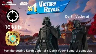 Fortnite getting Darth Vader ai + Darth Vader Samurai gameplay