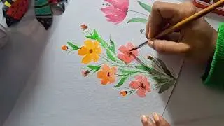 Watercolor Flower Painting Tutorial #arttutorial #watercolorpainting #art #easyarttutorial