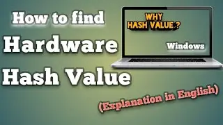 (English) How to get Hash value in Windows | Calculate Hash value | Today's Encyclo | Techno Tips