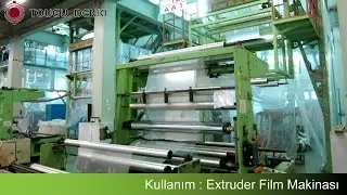 Extruder Film Makinası (Bodinoz) - Kenar Kontrol Sistemi ile Ultrasonik Sens&ouml;r