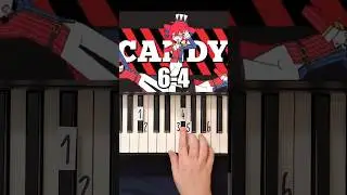 Candy Cookie Chocolate ( Hatsune Miku, Kasane Teto) Piano Tutorial  #shorts