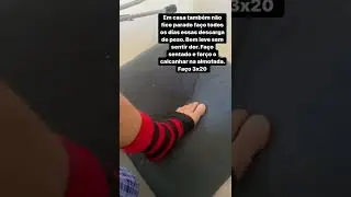 Tendão de Aquiles . 43 dias pós cirurgia. Passo a passo o que fiz até hoje