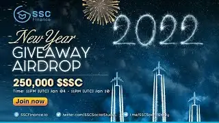 SSC Airdrop 200 SSC (~$40) Referral: 1.000 SSC (~$200) for  #BDAirdrop # YouTubechannel #Airdrop #BD