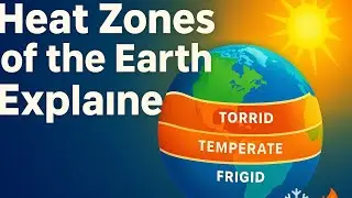 Heat Zones of the Earth 🌍 | Torrid, Temperate & Frigid Zones Explained in Simple Way! #viralgk #gkgs