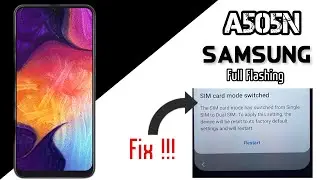 Полная прошивка Samsung A50 (A505N), устранение всех программных проблем.
