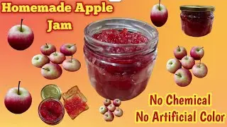 Apple jam recipe🍎| एपल जैम कैसे बनाये | No preservative jam 🍎| How to make apple jam🍎😋|