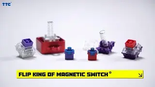 Flip King of Magnetic Switch #gamingkeyboard #keyboardswitches #peripheral #soundtest