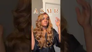 Synthetic wig install but make it #ASMR #syntheticwigs #budgetwigs