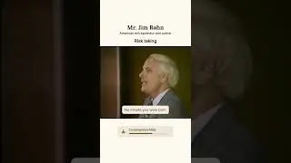 Jim Rohn: The Real Risk Is Not Trying