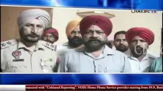 Police holds suddenly checking in Moga city