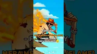 Your Month Your Devil Fruit #luffy #onepiece #shorts #fyp
