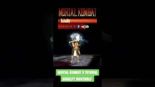 mortal Kombat 9 tutorial babality nightwolf #gaming #mortalkombat #MK #MK9 #fatality  #NightWolf