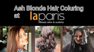 Ash Blonde - Hair Coloring at Laparis - Sri Lanka