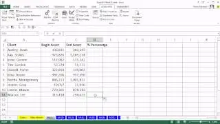 Highline Excel 2013 Class Video 51: Recorded Macro Basics, including Absolute & Relative References