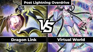 Dragon Link vs Virtual World Post Lightning Overdrive Yugioh Top Decks 2021 Dueling Book High Rated