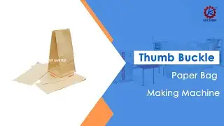 Fully Automatic Thumb Buckle Bottom Paper Bag Making Machine | Three Type Bottom Of Paper Bag