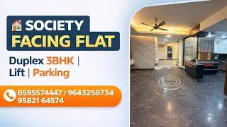 Duplex 3BHK - 2BHK Flat for Sale in Laxmi Nagar | Society Facing | East Delhi | 70% Loan