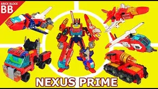 Как сделать робота : NEXUS PRIME !! ⚡️ Speed Build Lego Transformers Combiner Sembo Block Lego moc