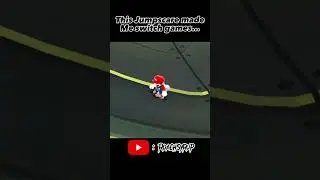 This Jumpscare made me switch games😭 #gaming #mario #dolphinemulator #jumpscare #mariomovie