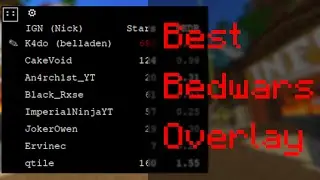 The best Hypixel bedwars overlay [Windows, MacOS, Linux]